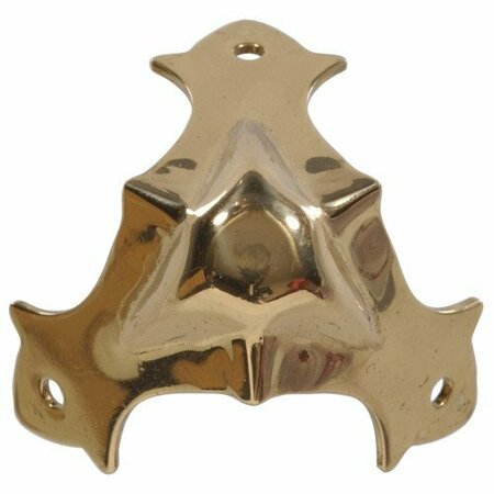 HILLMAN 7/16 SOLID BRASS DECORATIVE CORNER 851152